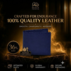 100% Pure Leather - Luxury Textured Wallet