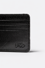 Bi-Fold Black Cow Leather Wallet