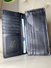 Long Wallet With Mobile Pocket.