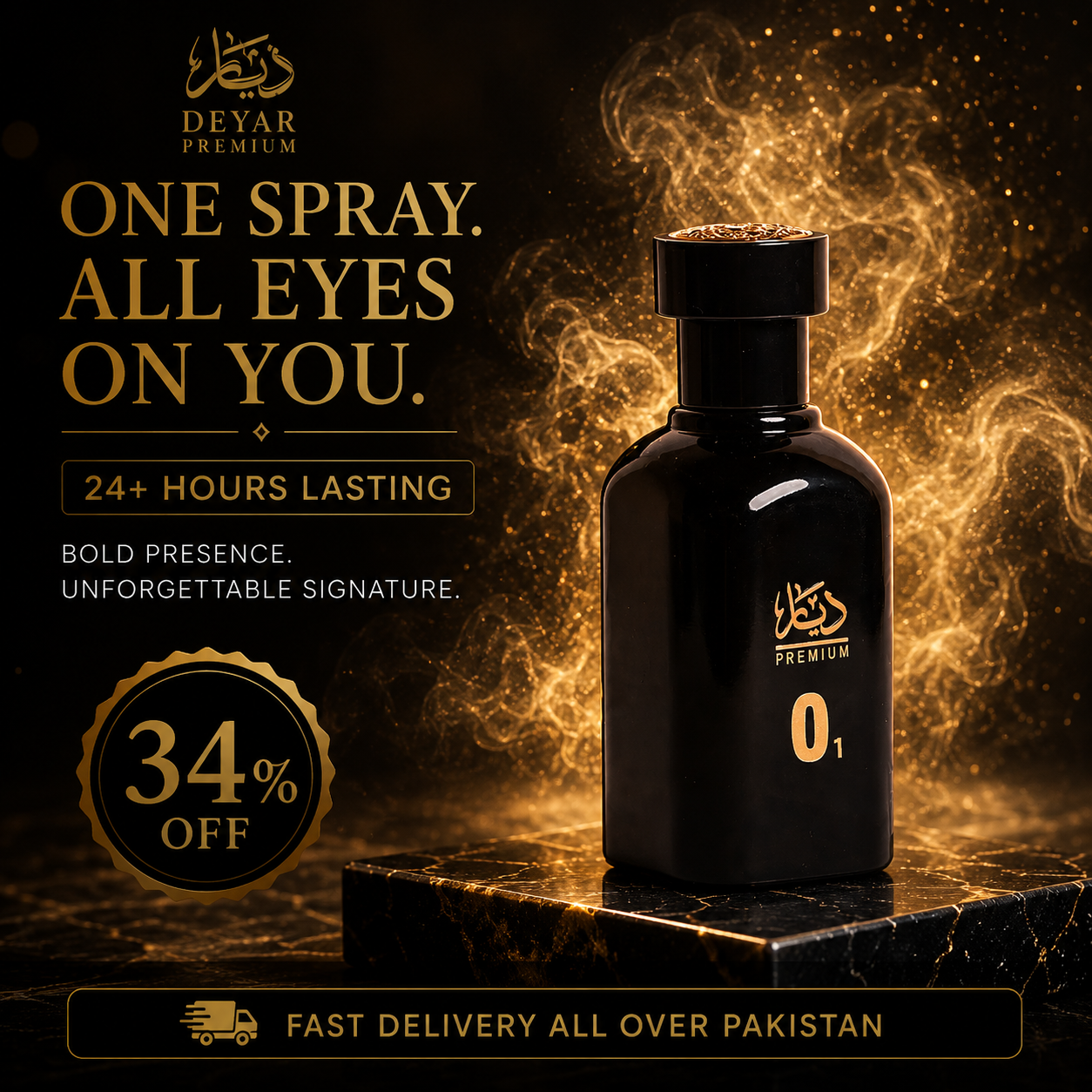 24+ Hours Lasting | Deyar Premium O1