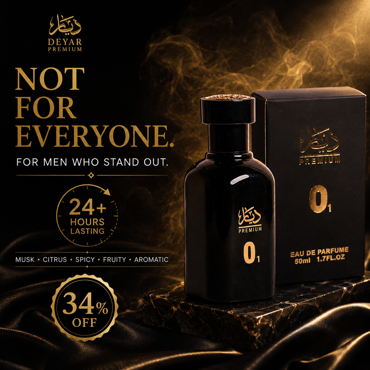 24+ Hours Lasting | Deyar Premium O1