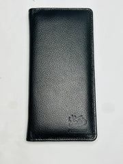 100% Pure Leather - Long Wallet With Mobile Pocket.