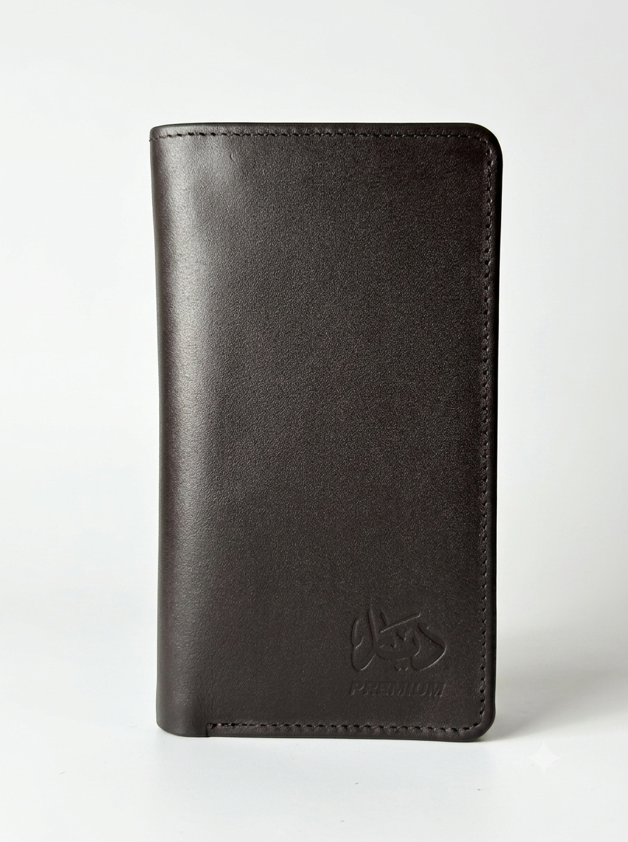 100% Pure Leather - Half Long Wallet