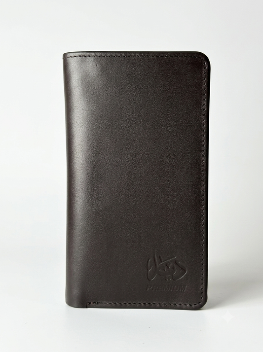 100% Pure Leather - Half Long Wallet