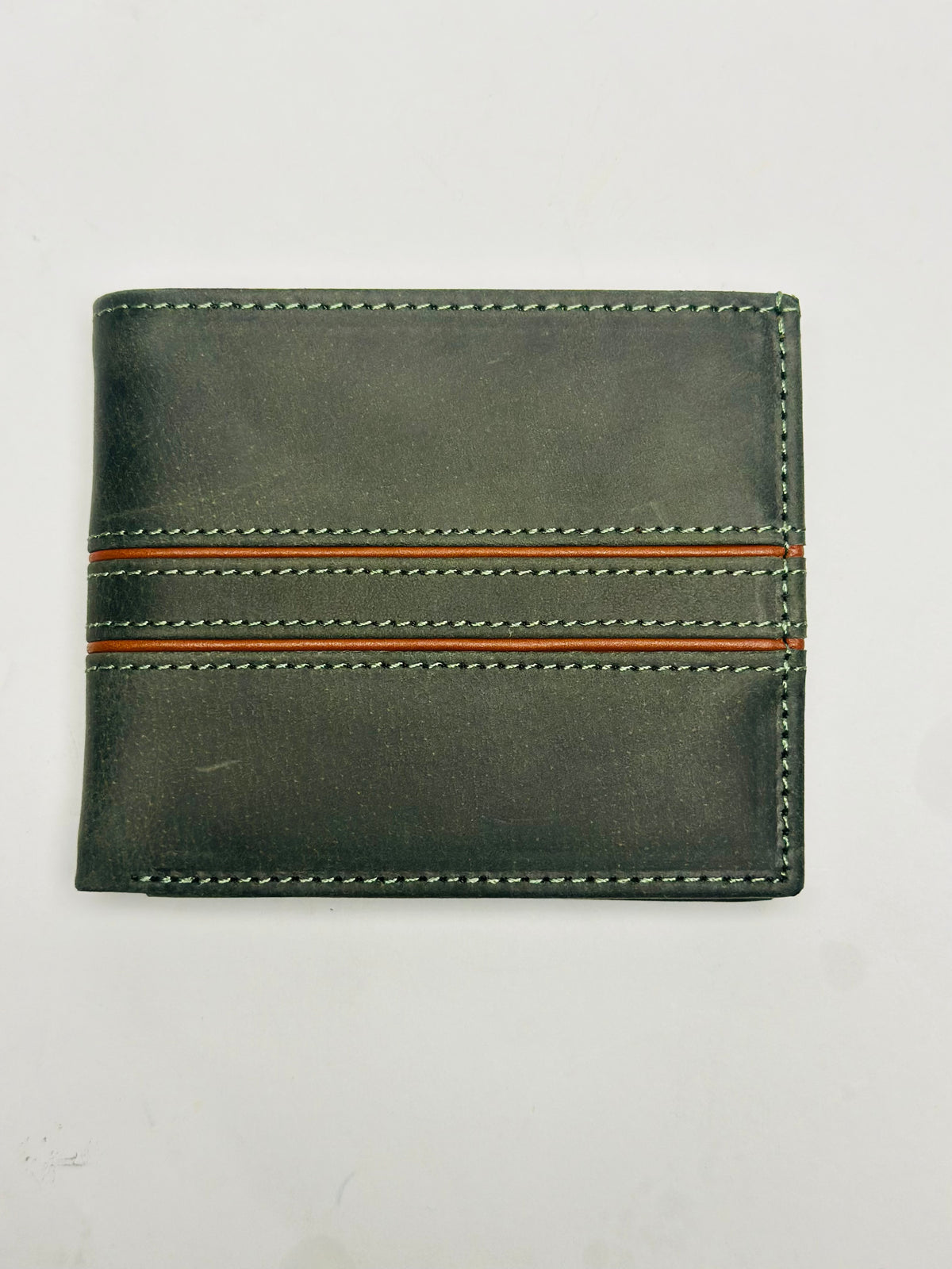 100% Pure Leather - Deyar Heritage Green Leather Wallet