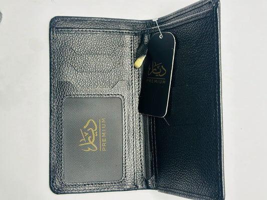 100% Pure Leather - Half Long Wallet