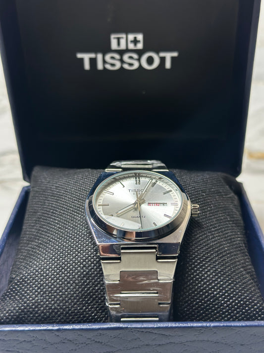 Tissot 1853 silver day-date