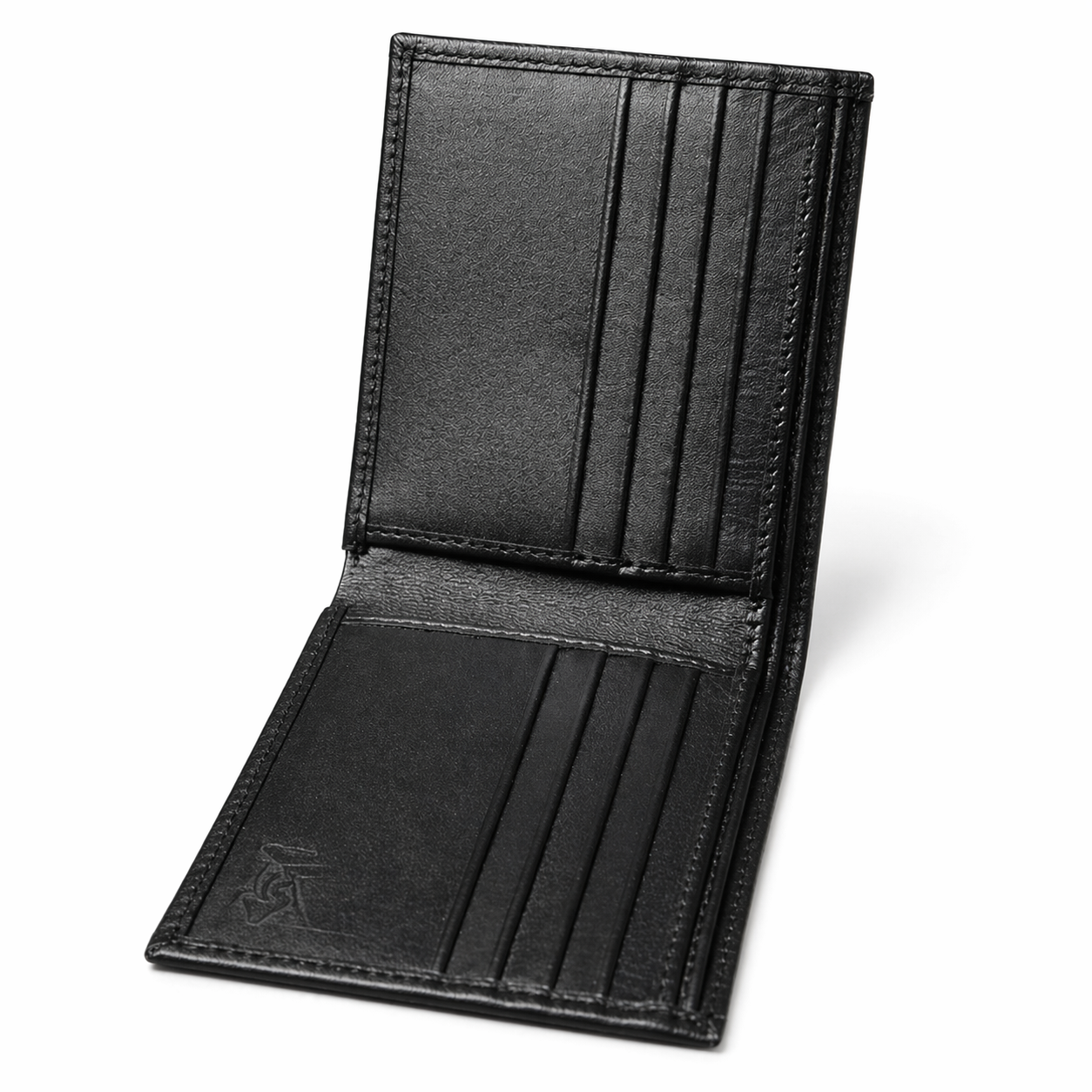 Stripe Leather Wallet