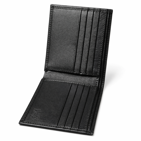 Stripe Leather Wallet