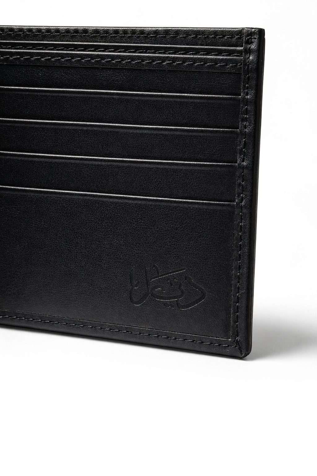 Stripe Leather Wallet
