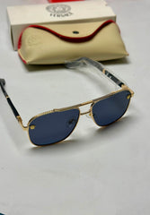Ve*sace Aviator Sunglasses – Black Gradient Lens