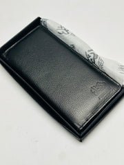 100% Pure Leather - Long Wallet With Mobile Pocket.