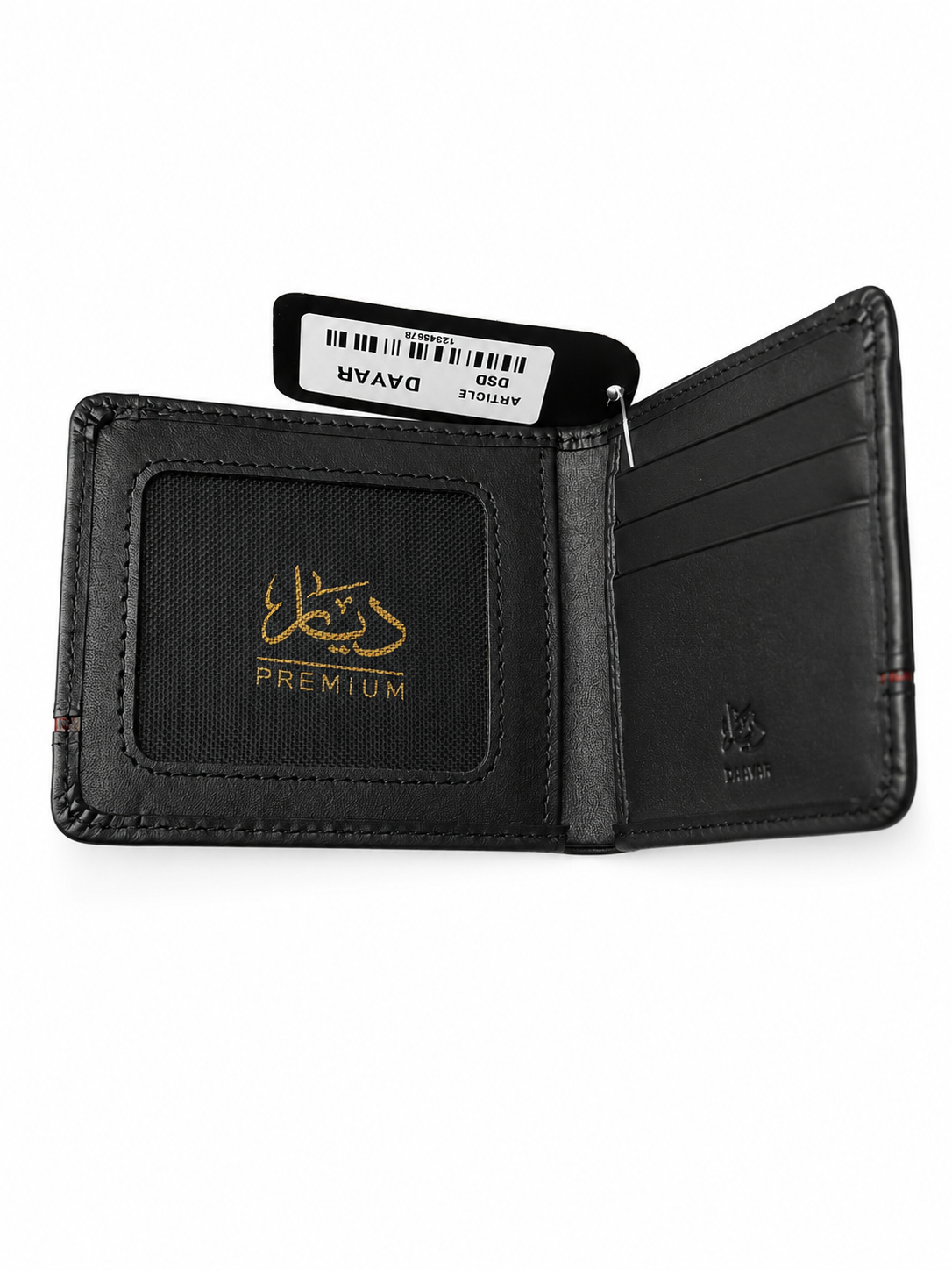 100 % pure leather smart wallet (hard leather )