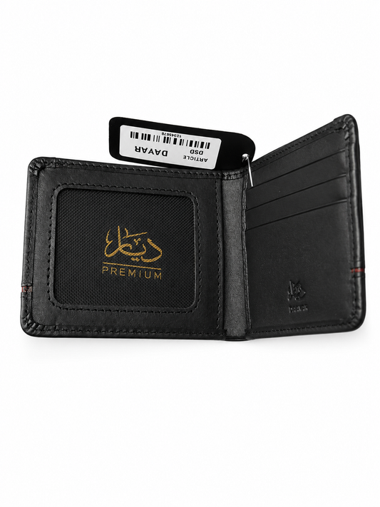 100 % pure leather smart wallet (hard leather )