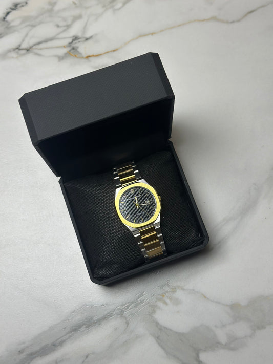 AP silver golden black dial just date