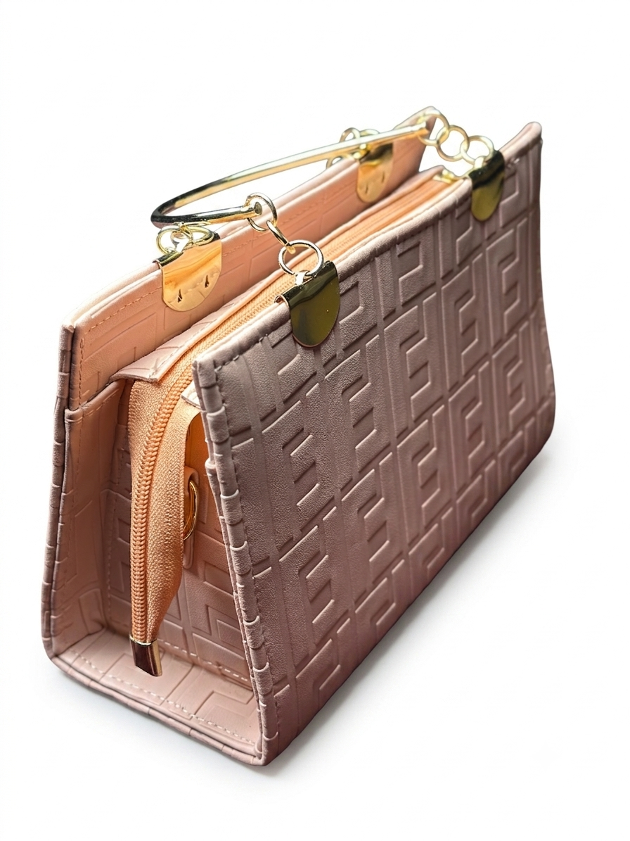 Pink stylish hand bag