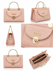 Pink stylish hand bag