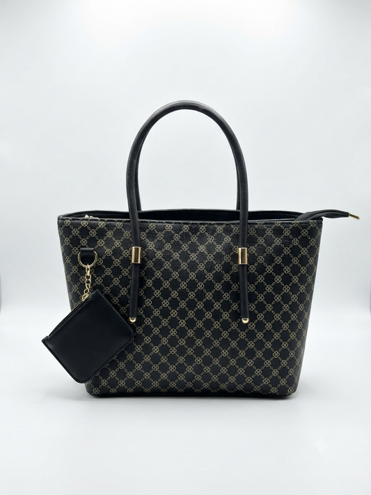 Elite handbag with mini pouch