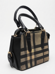 check style branded handbag