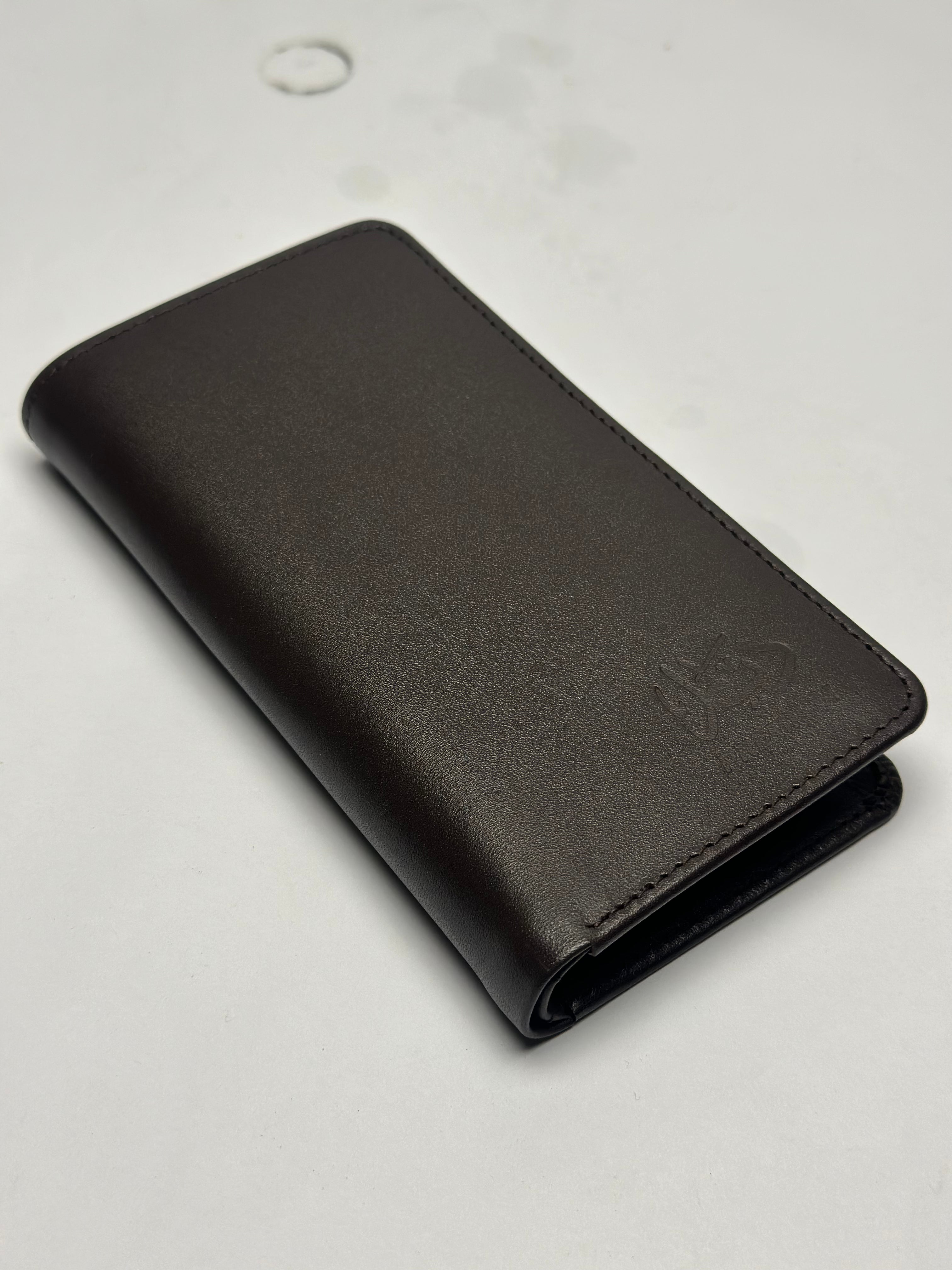 100% Pure Leather - Half Long Wallet