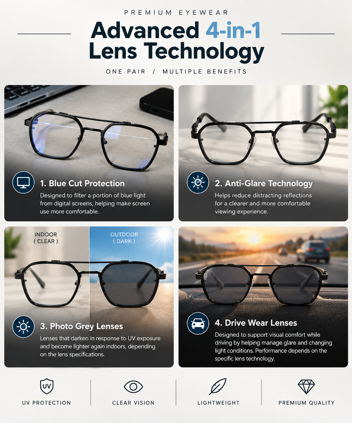 Swiss Tech comfortable EYE WEAR