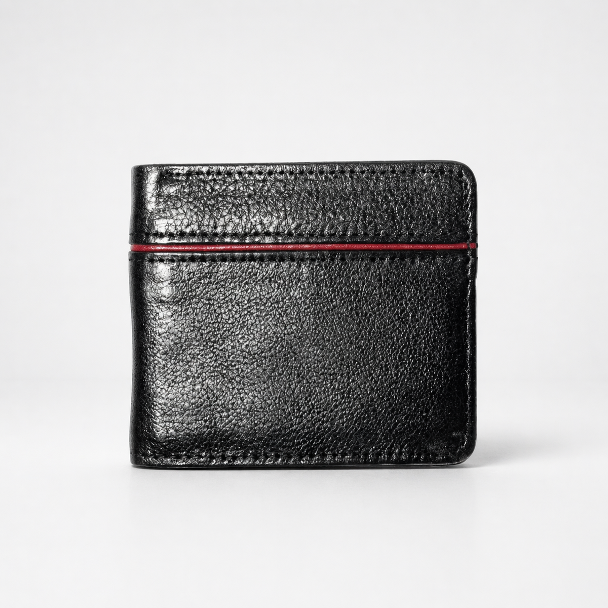 Bi-Fold Black Cow Leather Wallet