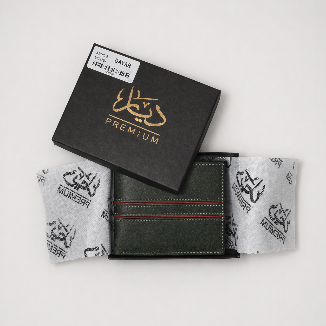 Deyar Heritage Green Leather Wallet