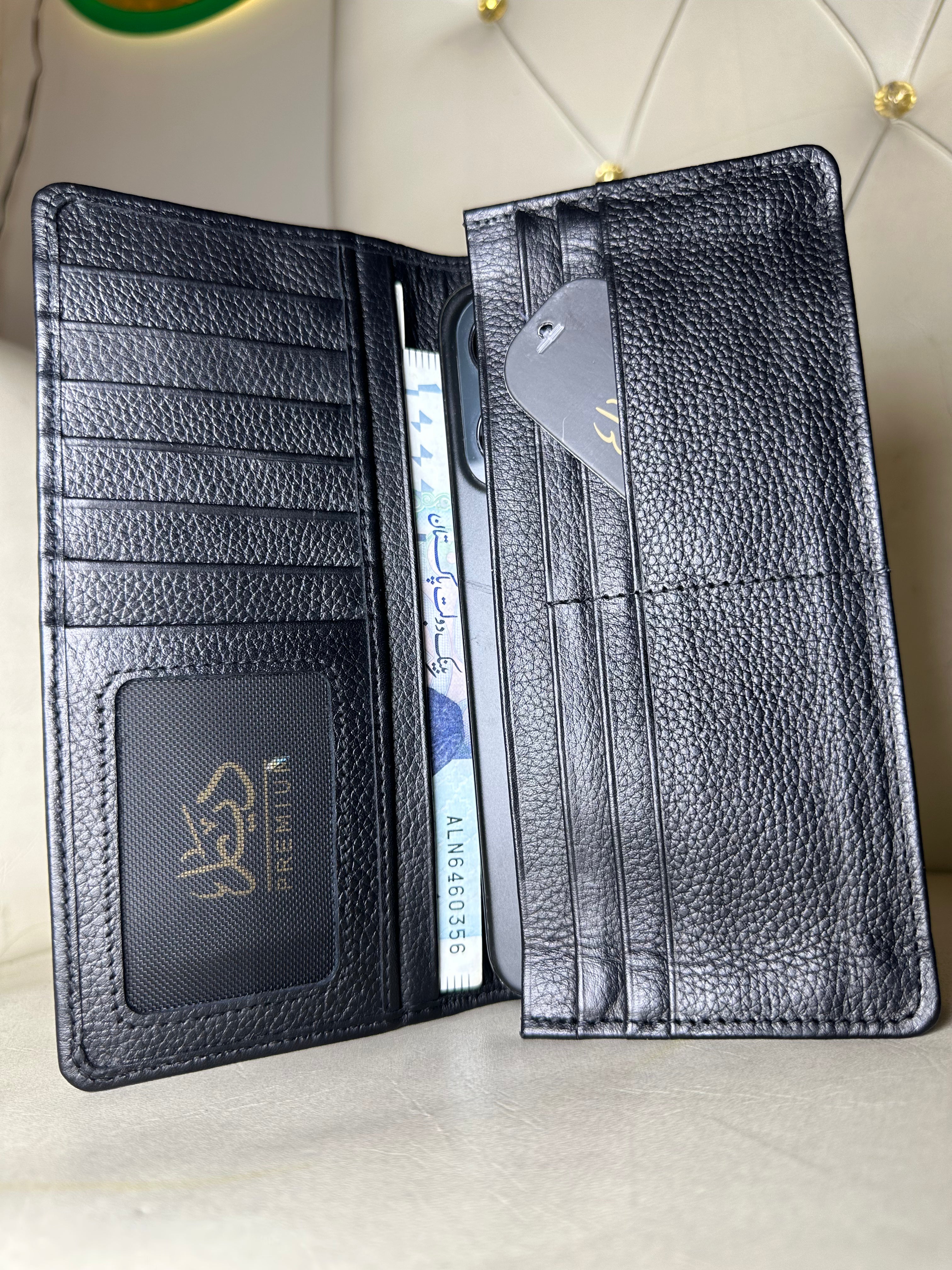 Long Wallet With Mobile Pocket.