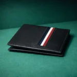 Bi-Fold Black Cow Leather Wallet