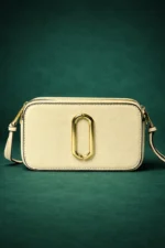 Premium Cream PU Leather Crossbody Bag for Women